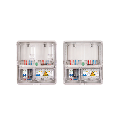 ZH-D-K2A/D2A單相二表位(小號)插卡式/電子式電表箱